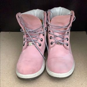 Pink Timberland